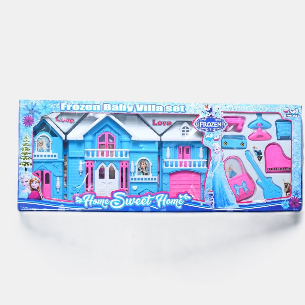 Frozen Baby Villa Dollhouse Set โ Expandable Villa Design