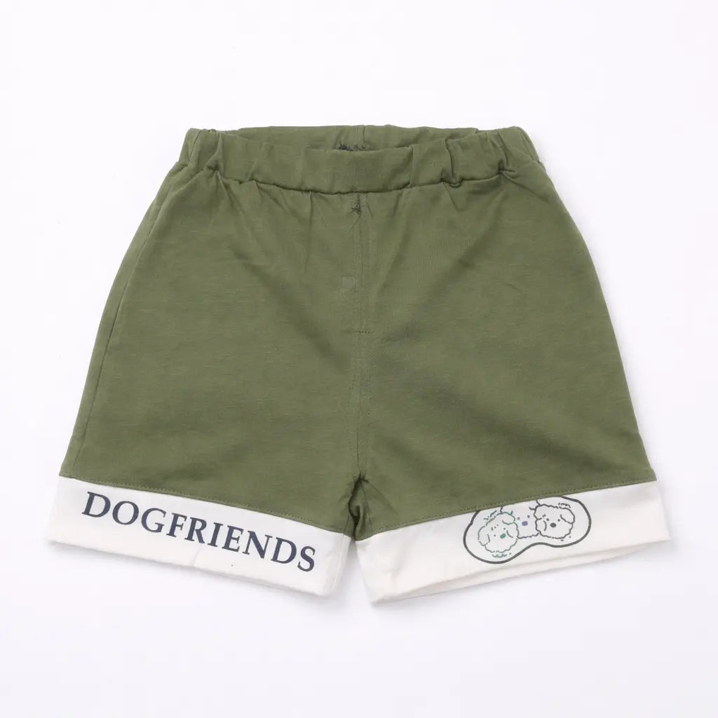 Imported T-Shirt & Shorts Dog Print Summer Outfit for Boys – 1 TO 5Y