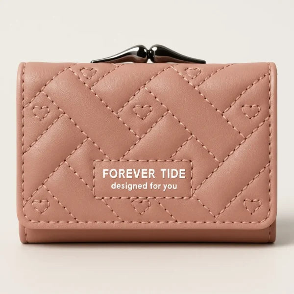 Cute Trifold Mini Wallet 3 Portions