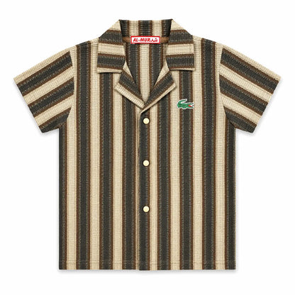 ALM 3 Piece Striped Shirt Sleeveless Inner & Shorts 12M to 5Y