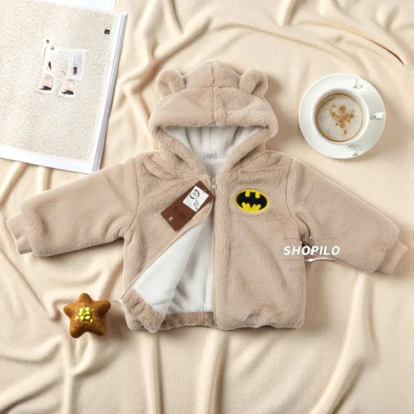 Imported Upper with Hood Ears & Pockets Batman Accent