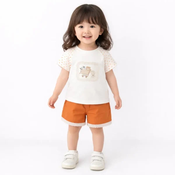 Baby Cotton T-Shirt and Shorts Outfit Set (Imported) – 1 to 5Y
