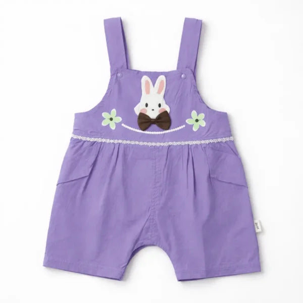 Baby Girls Bunny Top & Romper – Imported Summer Outfit – 1 to 4Y
