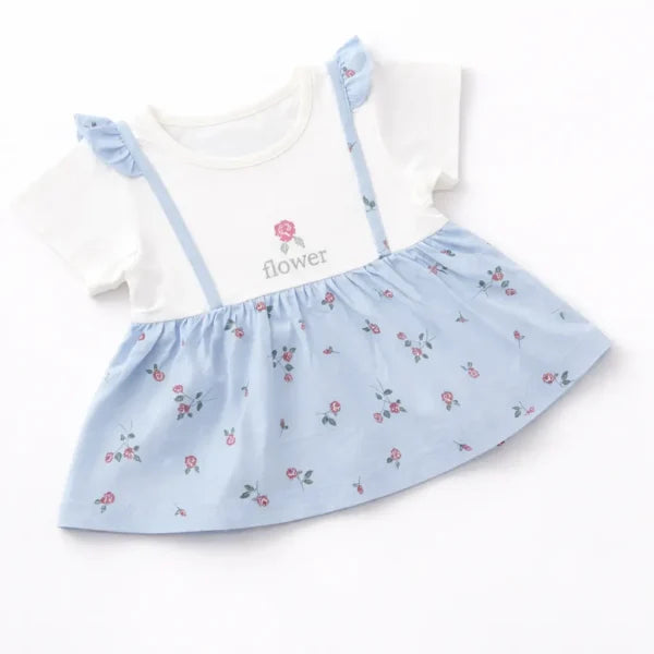 Baby Girls Floral Top & Pants for Summer (Imported) – 1 TO 5Y