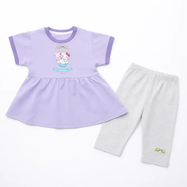 Baby Girls Tunic Top & Leggings Cotton Outfit (Imported) – 1 to 5Y