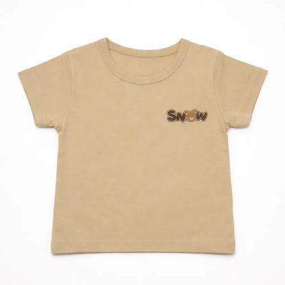 T-Shirt and Bear Dungaree Romper Set (Imported) – 6M to 24M