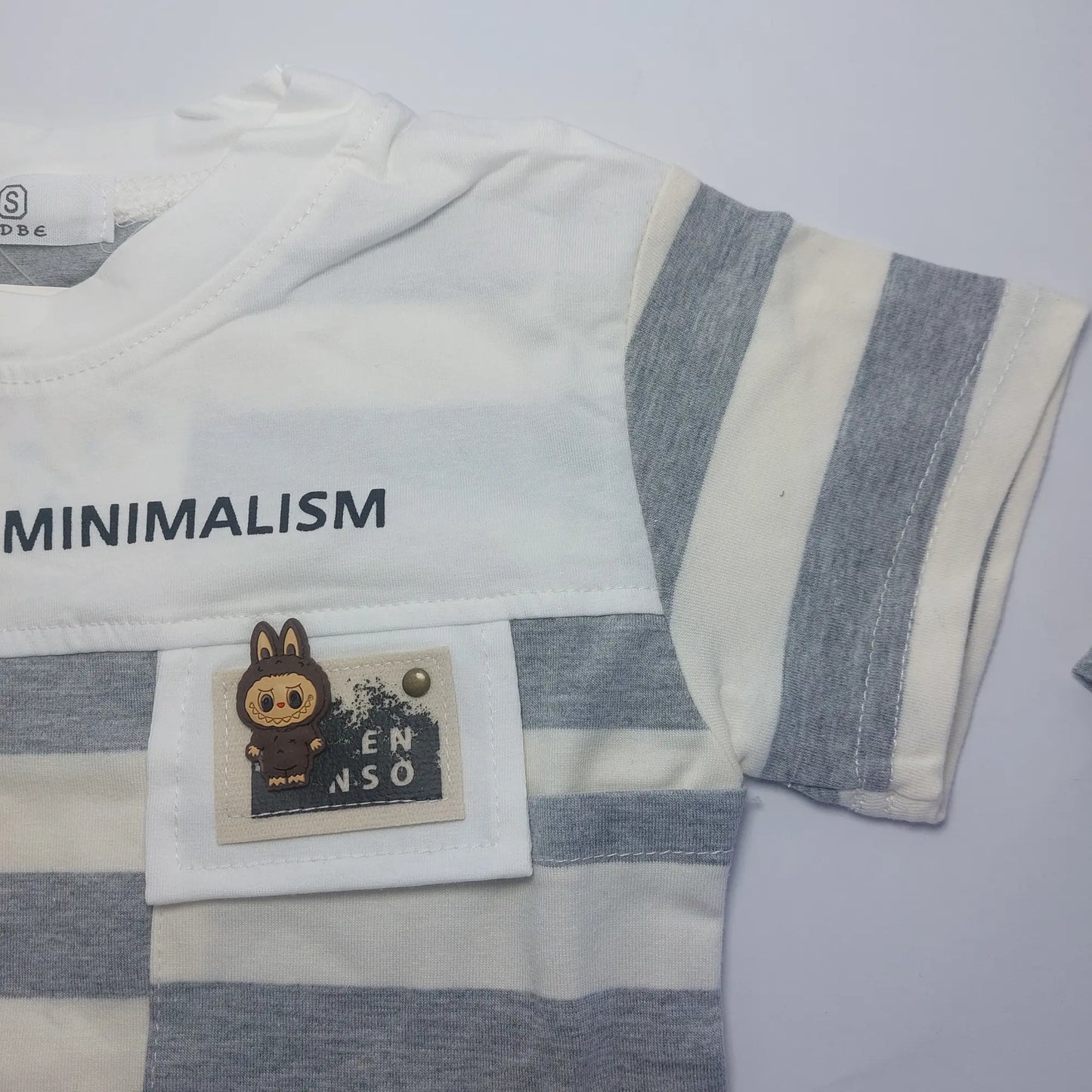 Baby Boys T-Shirt & Grey Shorts Set (Imported) – 6M to 3Y