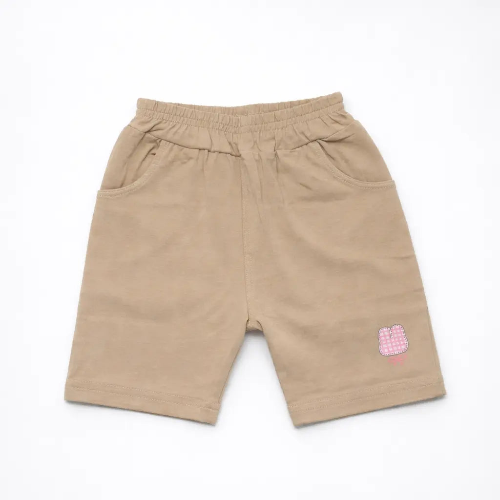 Imported Girl’s Summer T Shirt & Brown Shorts 1 to 5Y