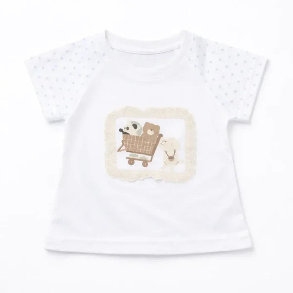 Blue Cotton T-Shirt and Shorts Outfit Set (Imported) – 1 to 5Y
