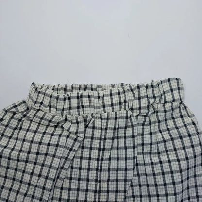 Black White Checkered 2-Pc Outfit Set – Pockets – 1 TO 5Y