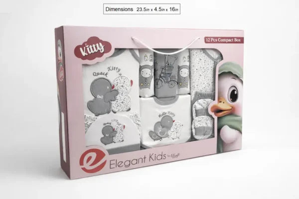 Elegant’s Newborn Gift Box – Cute 12 Piece Clothing Gift Box