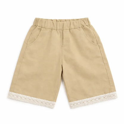 Embroidered Top with Beige Wide Leg Pants Set – 1 TO 6Y pants