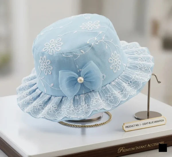 Floral Lace Embroidery Bucket Hat for Summer – 6 Colors