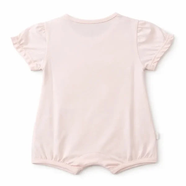 Girls Pink Bunny Cotton Imported Romper Imported 0 to 24M