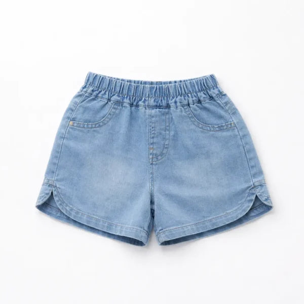 Hello Kitty Flutter-Sleeve T-Shirt & Denim Shorts (White) – 1 to 5Y