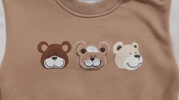 Imported Baby Winter Tracksuit for Infants 2 Piece – Brown Unisex Outfit