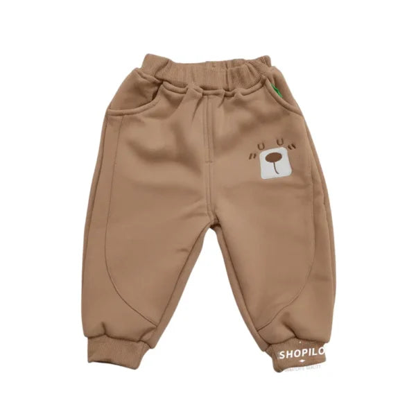 Imported Baby Winter Tracksuit for Infants 2 Piece – Brown Unisex Outfit