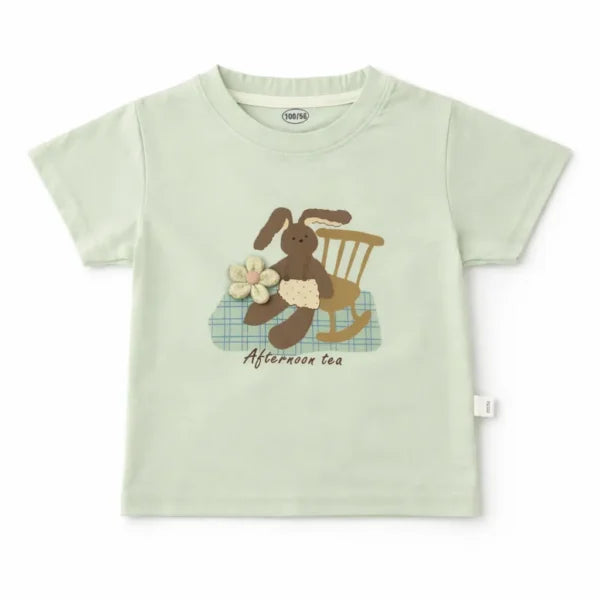 Imported Bunny Afternoon Tea T Shirt and Shorts 1 to 4Y