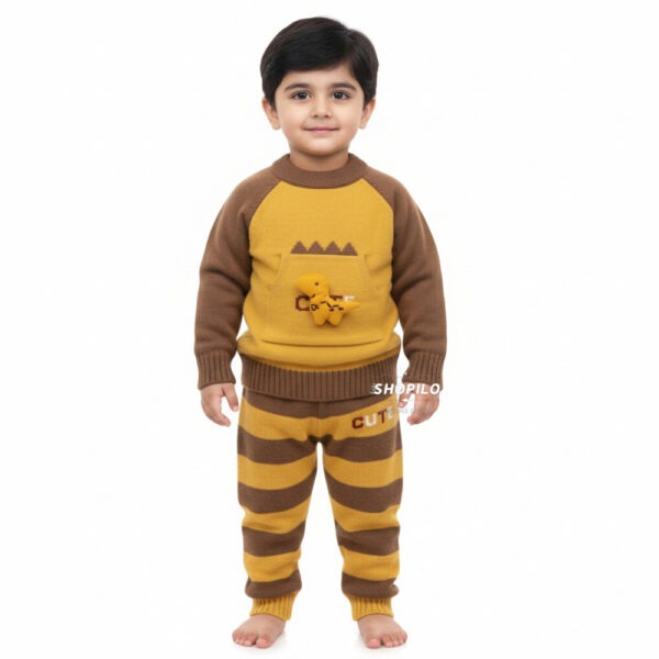 Imported Dino Sweater Suit for Winters Unisex 12M TO 3Y
