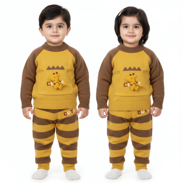 Imported Dino Sweater Suit for Winters Unisex 12M TO 3Y