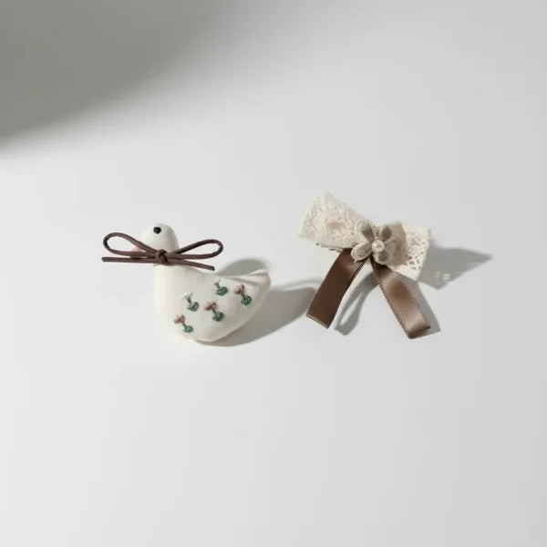 Imported Outfit with Detachable Duck & Bow Clips 18M TO 6Y