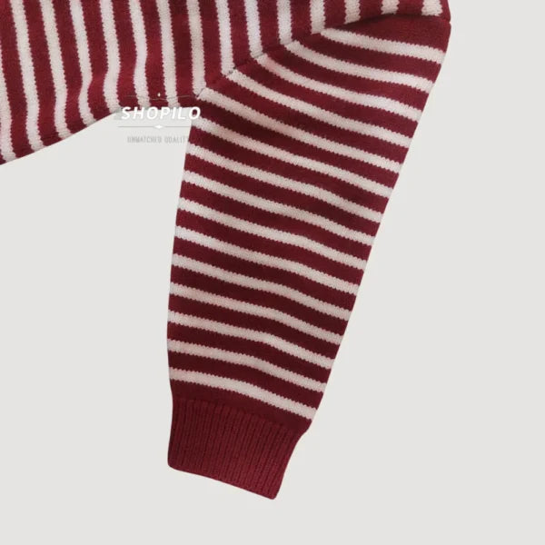 Imported Knitted Romper for Winters Cute Teddy Patch 0 to 24M
