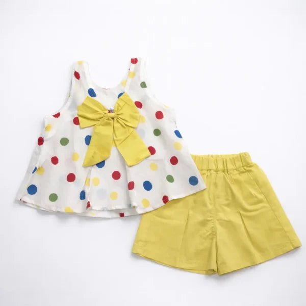 Imported Polka Dot 2-Piece Summer Set – 1 TO 6Y