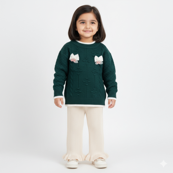Imported Sweater Suit for Winters Bell Bottom 0 to 3Y