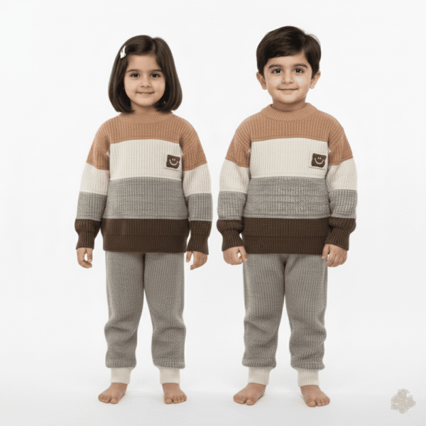 Imported Winter Sweater & Trouser Unisex Outfit 0 TO 24M