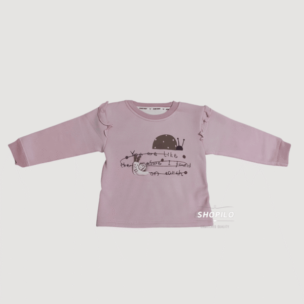Imported Winter Tracksuit for Girls – Pink Ladybug Design – 2-Piece Suit