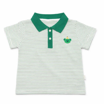 Imported Short Sleeve Polo Top & Elastic Shorts – 1 to 5Y