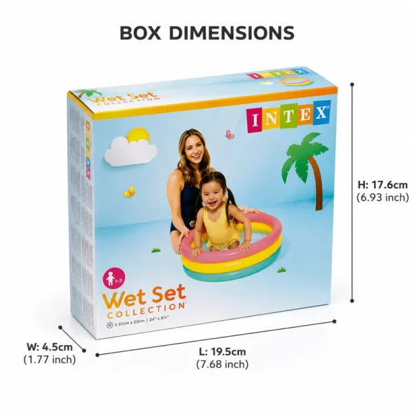 Intex Inflatable Baby Pool Toy for Kids by Wet Set