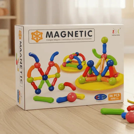 Magnetic Construction Set (36 PCS) – Educational Toys