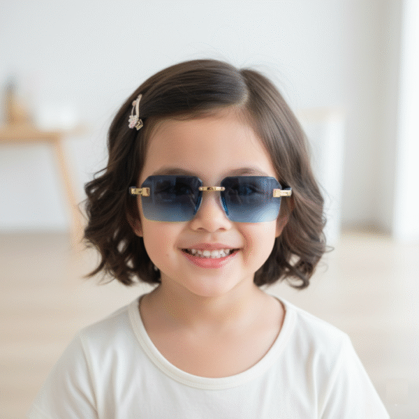 Gradient Square Kids Sunglasses