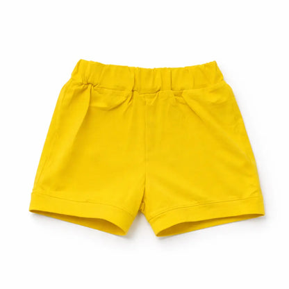 Imported Girls T Shirt & Yellow Shorts for Summer 6M to 3Y shorts