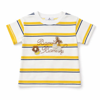 Imported Girls T Shirt & Yellow Shorts for Summer 6M to 3Y shirt