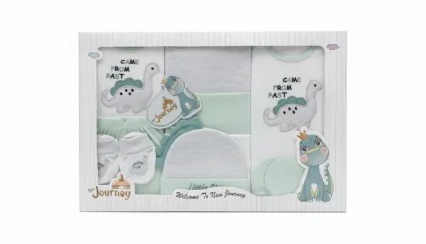 New Journey 10 Piece Baby Boy Dinosaur Gift Set – Very Cute