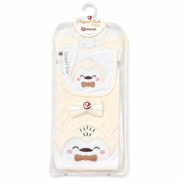 Newborn Baby 10 Piece Starter Gift Set 3 Color Options