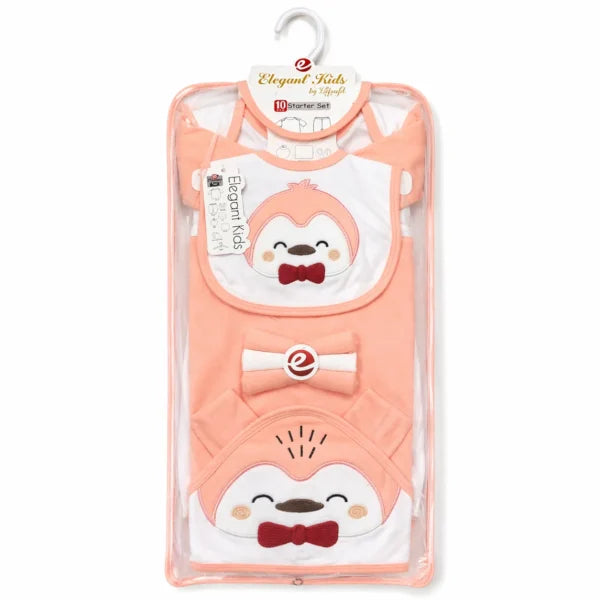 Newborn Baby 10 Piece Starter Gift Set 3 Color Options