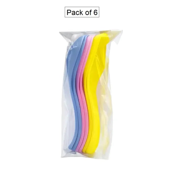 Soup Feeding Spoons Pack of 6 Multicolor