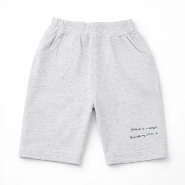 Pink Peplum T-Shirt & Grey Heather Shorts (Imported) – 1 to 5Y