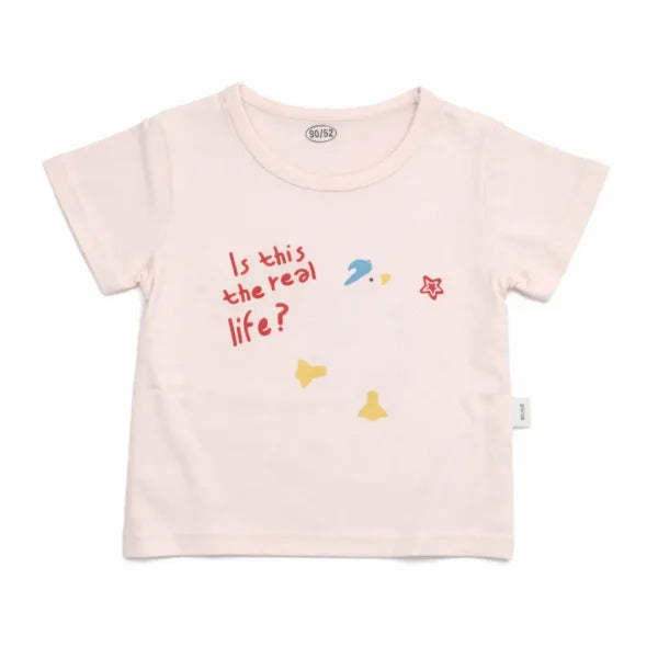 T-Shirt & Denim Dungaree Shorts Outfit Set (Imported) – 1 to 5Y