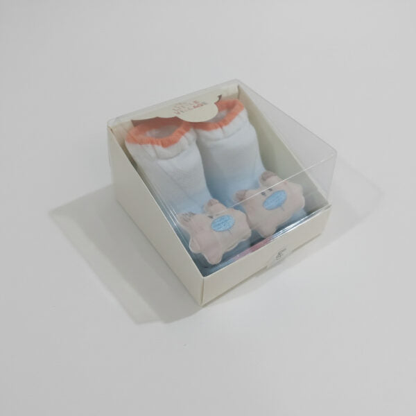 The Little Village Baby Socks (Soft Cotton) – 3D Animal Design