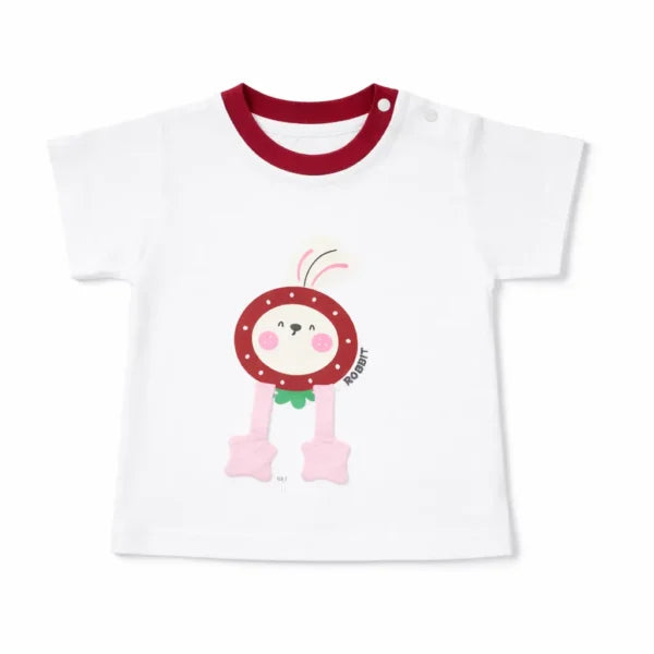 Toddler Boys Rabbit Graphic T-Shirt & Shorts Set – 0 TO 18M