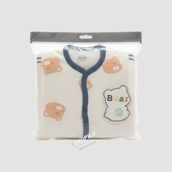 Imported Winter Suit Bear Accent 2PC Unisex 0 TO 12M