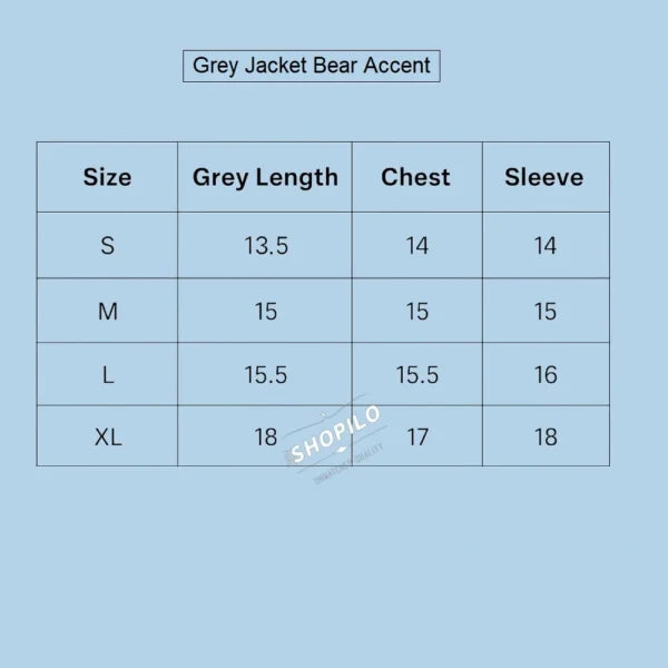 Imported Winter Hoodie Jacket for Kids – Hood & Bear Patch Design