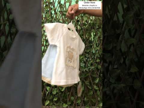 Blue Cotton T-Shirt and Shorts Outfit Set (Imported) – 1 to 5Y