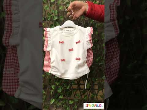 Girls Red Gingham Shorts for Summer – 6M TO 4Y