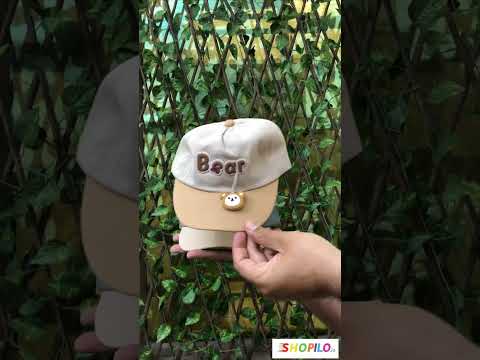 Kids Bear Patch Baseball Adjustable Cap – Imported