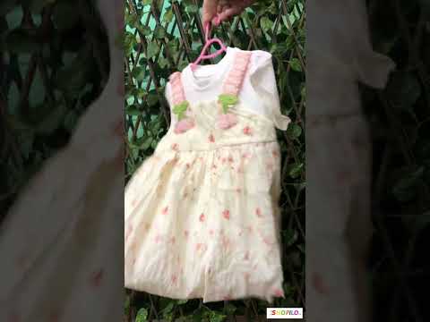 Baby Girls Floral & Cherry Frock for Summer – 1 TO 6Y